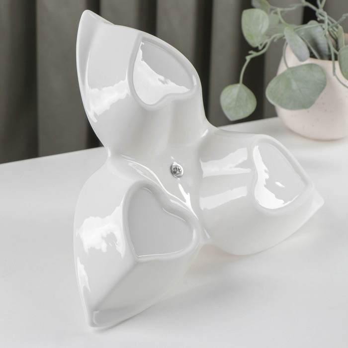 Менажница керамическая 3 ячейки «Марбл», 160 мл, 25,3×23×4,5 см, цвет белый Менажница керамическая 3 ячейки «Марбл», 160 мл, 25,3×23×4,5 см, цвет белый