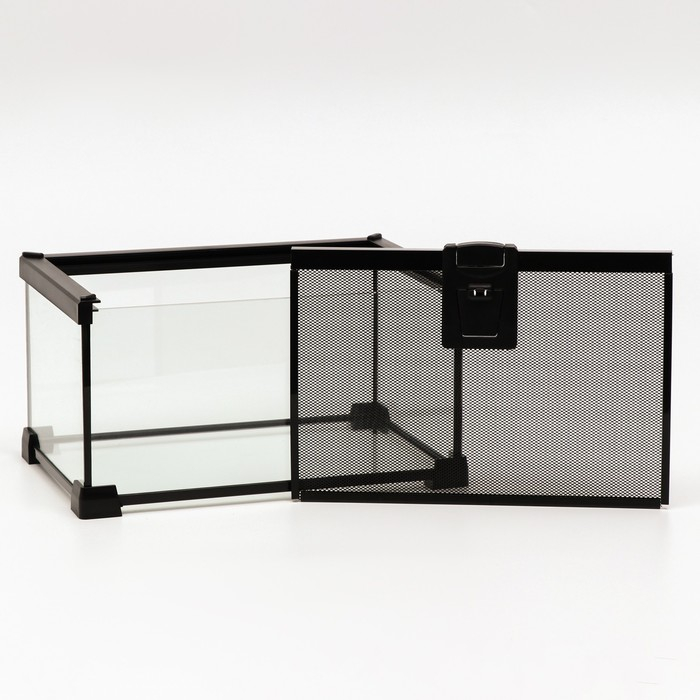 Террариум для рептилий 9,6 л, с креплением для предотвращения побега, 30 х 20 х 16 см Террариум для рептилий 9,6 л, с креплением для предотвращения побега, 30 х 20 х 16 см