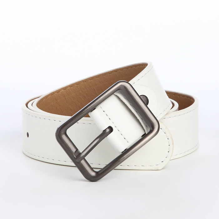 Ремень женский, ширина 3,5 см, цвет белый Ремень женский, ширина 3,5 см, цвет белый