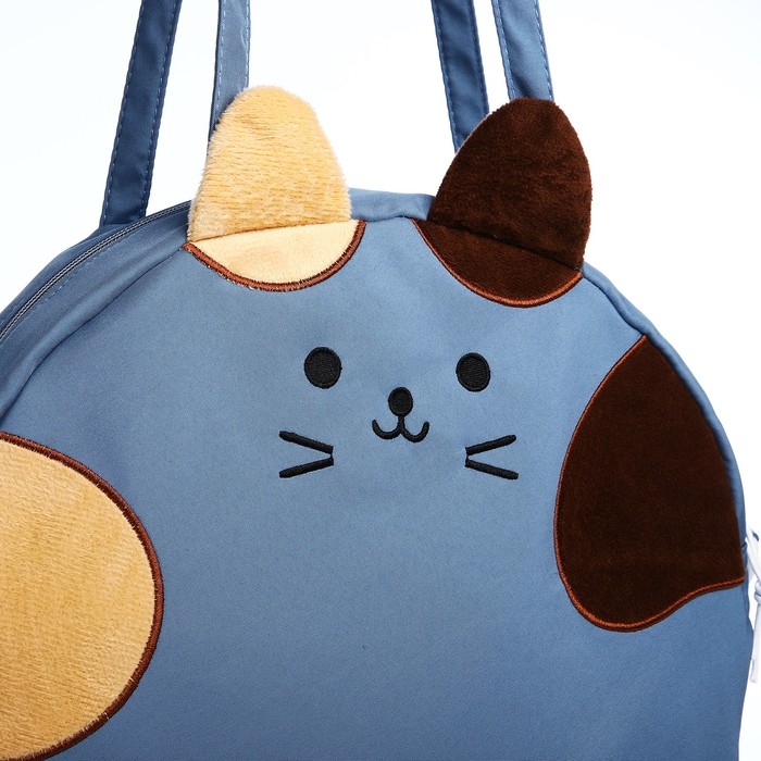 Сумка молодёжная на молнии, цвет синий Сумка молодёжная на молнии, цвет синий