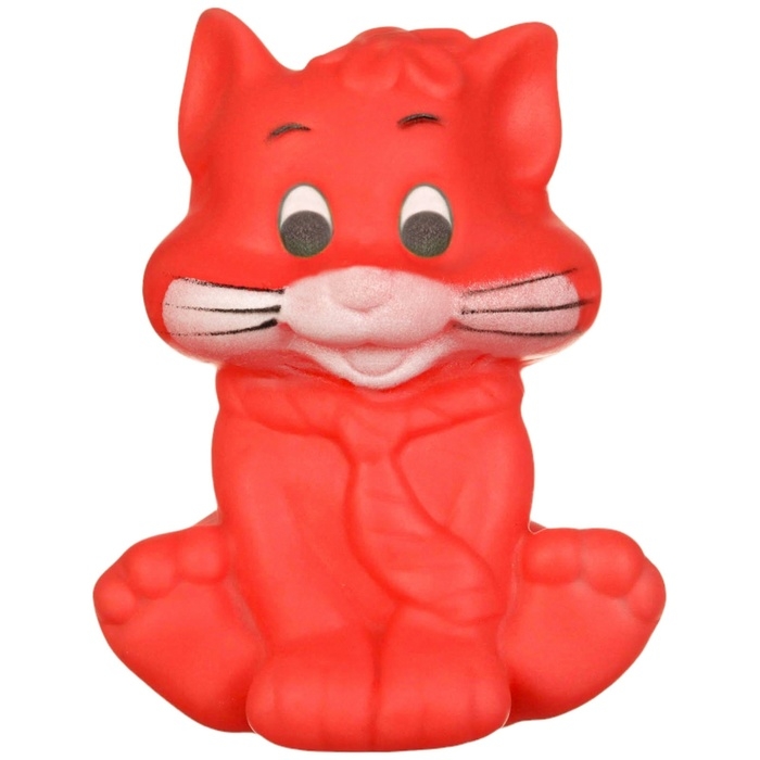 Резиновая игрушка для ванны «Котик», с пищалкой, 1 шт, цвет МИКС, Крошка Я Резиновая игрушка для ванны «Котик», с пищалкой, 1 шт, цвет МИКС, Крошка Я