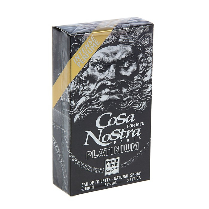 Туалетная вода мужская Cosa Nostra Platinium Intense Perfume, 100 мл Туалетная вода мужская Cosa Nostra Platinium Intense Perfume, 100 мл