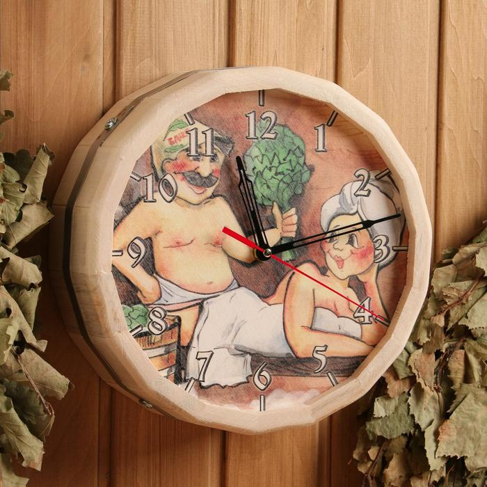 Часы банные Часы банные "№6" с рисунком