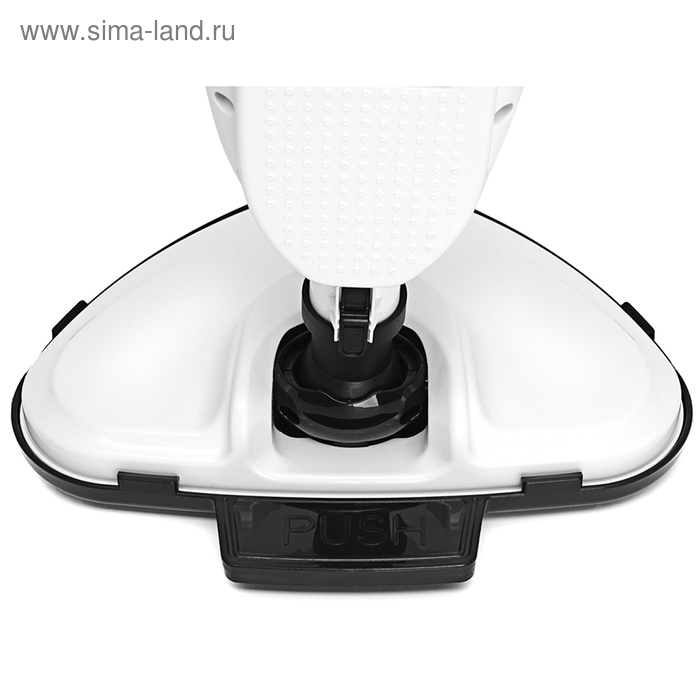 Паровая швабра Kitfort KT-1004-2, 1500 Вт, 350 мл, шнур 4.8 м, бело-зелёная