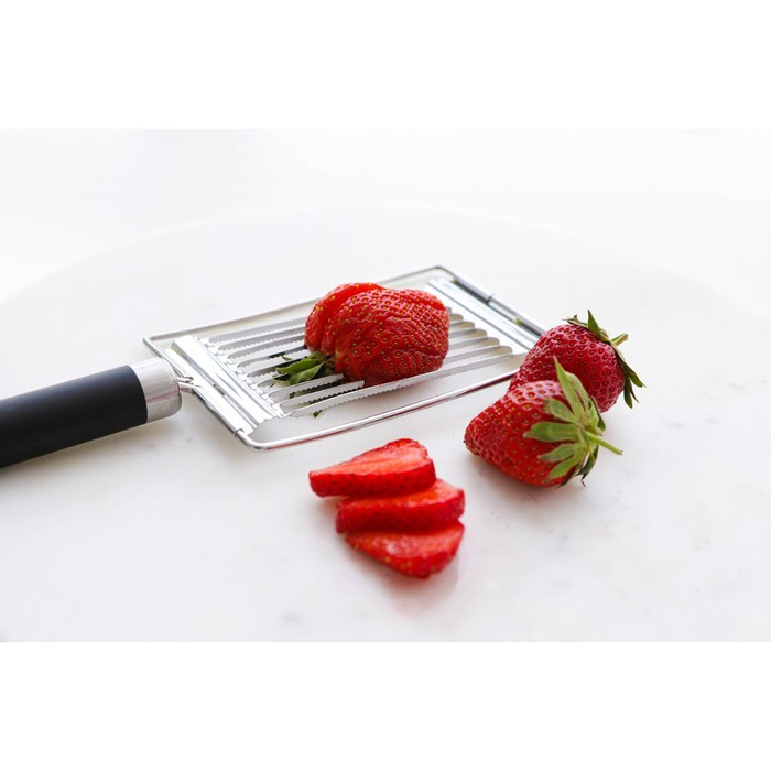 Яйцерезка Доляна Venus, нержавеющая сталь, цвет чёрный Яйцерезка Доляна Venus, нержавеющая сталь, цвет чёрный