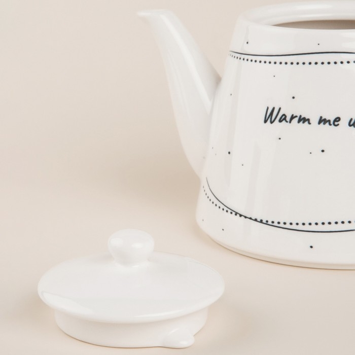 Чайник заварочный фарфоровый SL Home «Милый дом», 900 мл, 21×13,8×13,5 см, цвет белый Чайник заварочный фарфоровый SL Home «Милый дом», 900 мл, 21×13,8×13,5 см, цвет белый