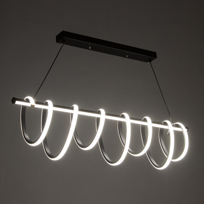 Светильник с ПДУ Светильник с ПДУ "Аксел" LED 120Вт 3000-6000К черный 90х25х18 см