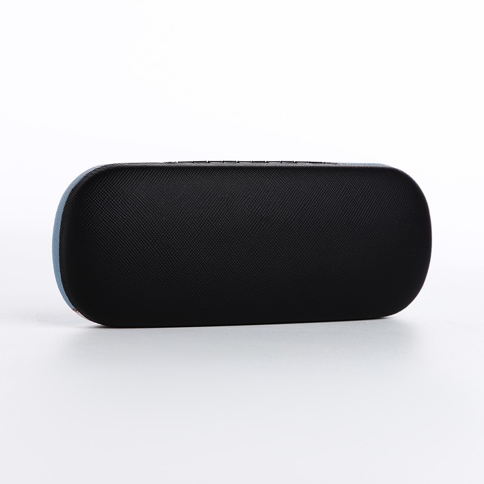 Футляр для очков на хлопушке, длина 16 см, цвет голубой