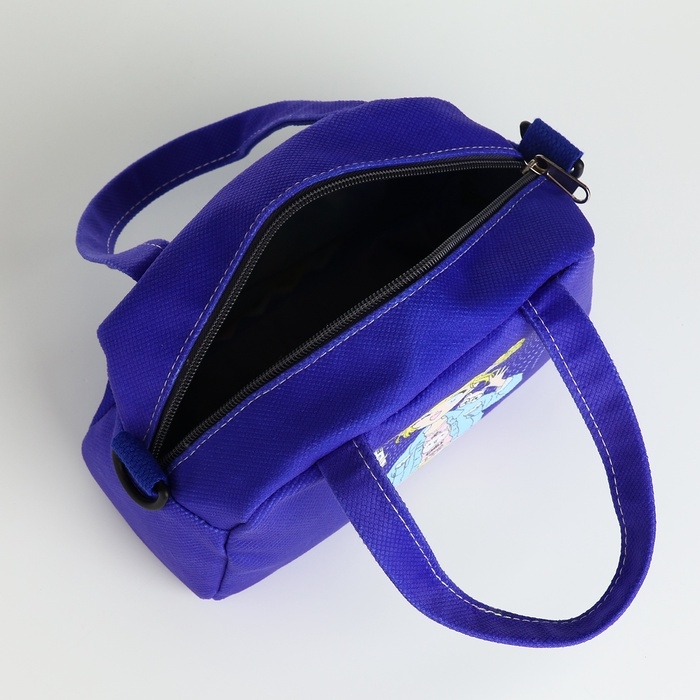Сумка детская для девочки на молнии, регулируемый ремень, цвет фиолетовый Сумка детская для девочки на молнии, регулируемый ремень, цвет фиолетовый