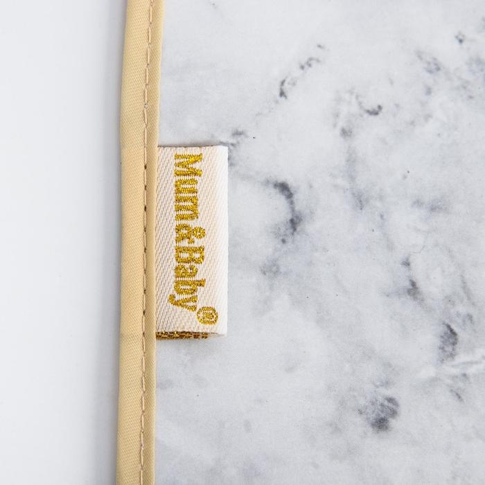 Нагрудник для кормления «My diamond» непромокаемый на липучке, с карманом Нагрудник для кормления «My diamond» непромокаемый на липучке, с карманом