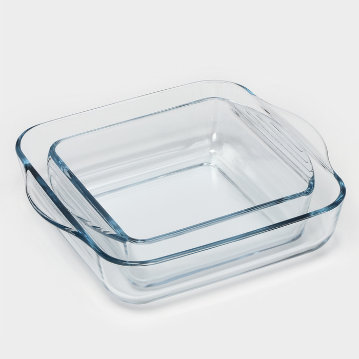 Набор форм для запекания Borcam, 2 предмета: 1,95 л, 1,04 л Набор форм для запекания Borcam, 2 предмета: 1,95 л, 1,04 л