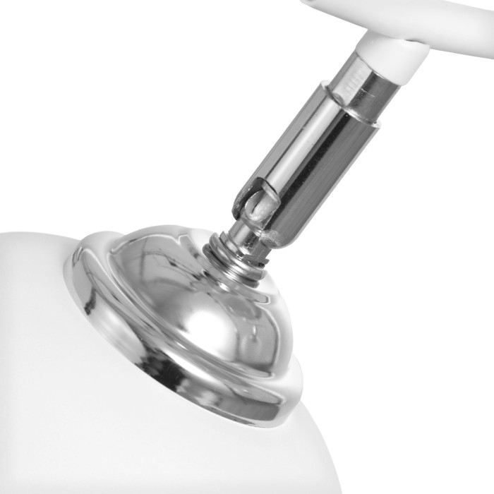 Люстра Люстра "Ава" 2хЕ27 40Вт бело-хромовый 45х26х27 см BayerLux