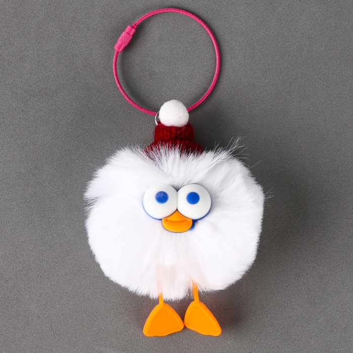 Брелок «Птенчик», в шапочке, 8 см, цвет МИКС Брелок «Птенчик», в шапочке, 8 см, цвет МИКС