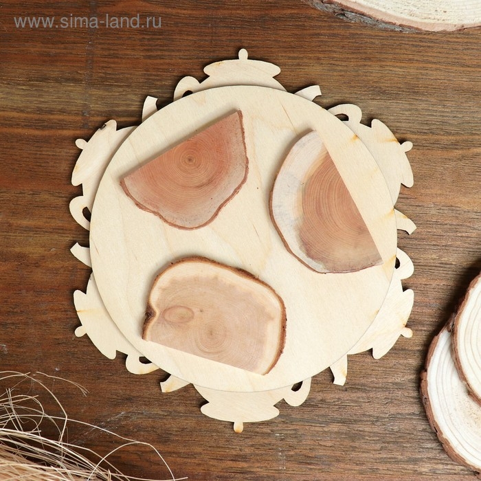 Подставка под горячее «Чайник», D=20 см, можжевельник Подставка под горячее «Чайник», D=20 см, можжевельник