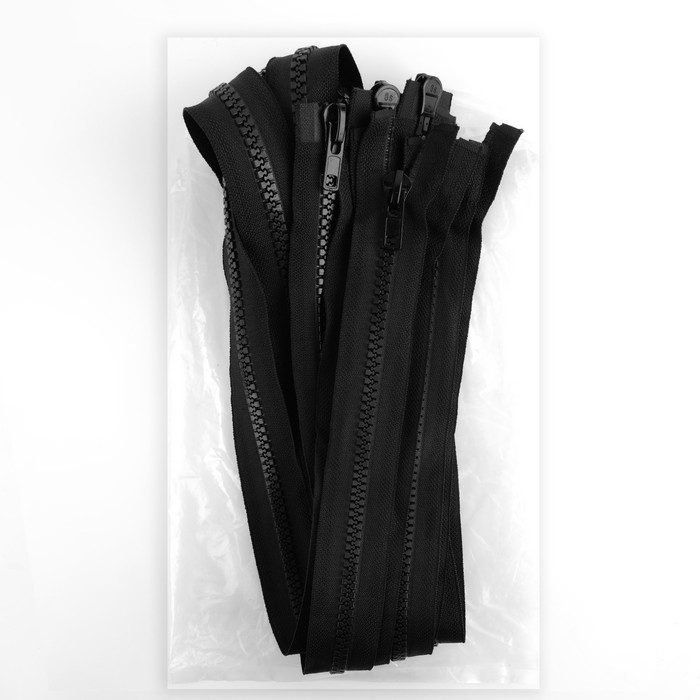 Молния «Трактор», №8, разъёмная, 2 бегунка, замки автомат, 120 см, цвет чёрный, цена за 1 штуку Молния «Трактор», №8, разъёмная, 2 бегунка, замки автомат, 120 см, цвет чёрный, цена за 1 штуку