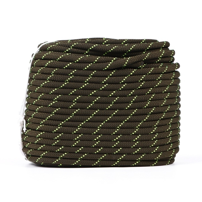 Веревка страховочно-спасательная  Веревка страховочно-спасательная "Высота" хаки, d= 8,0 мм, 50 м