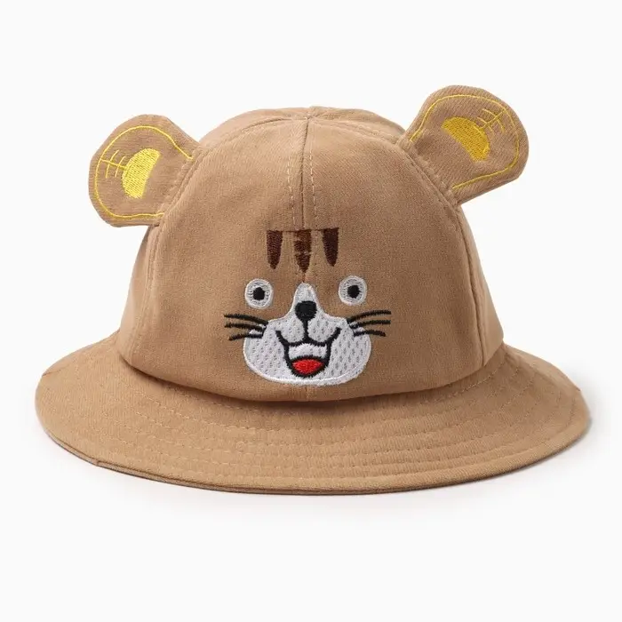 Панама детская Панама детская "Тигра" MINAKU, цвет бежевый, размер 50