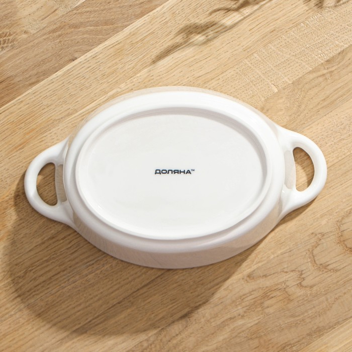 Форма для запекания из жаропрочной керамики Доляна «Долли», 18,5×11x4,5 см, цвет белый Форма для запекания из жаропрочной керамики Доляна «Долли», 18,5×11x4,5 см, цвет белый