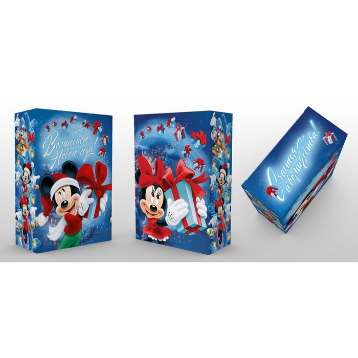 Коробка подарочная, 16х23х7.5 см, Микки Маус