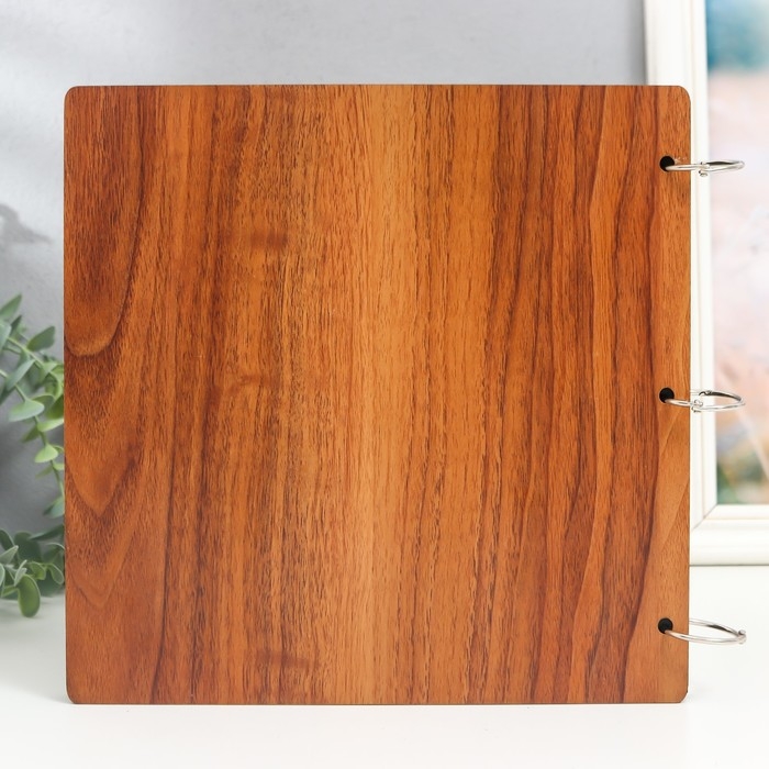 Фотоальбом 30 листов Фотоальбом 30 листов "Сердечные одуванчики" (уголки+кольца) 26х26х2 см