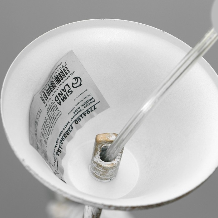 Люстра Люстра "Элессия" 3xE14 40Вт белый с золотой патиной 55х55х41,5-100 см