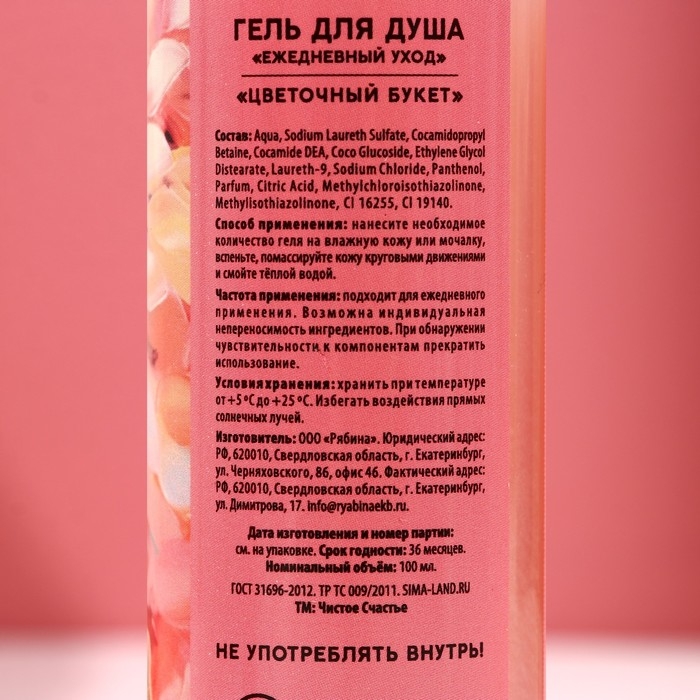 Подарочный набор косметики «Вдохновляй!», гель для душа 100 мл, пена для ванны 100, мочалка , ЧИСТОЕ СЧАСТЬЕ Подарочный набор косметики «Вдохновляй!», гель для душа 100 мл, пена для ванны 100, мочалка , ЧИСТОЕ СЧАСТЬЕ
