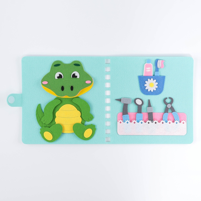 Развивающая книжка «Лечим зубки» Развивающая книжка «Лечим зубки»