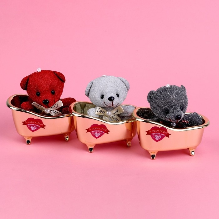 Мягкая игрушка «В моём сердце только ты», медведь, цвета МИКС Мягкая игрушка «В моём сердце только ты», медведь, цвета МИКС