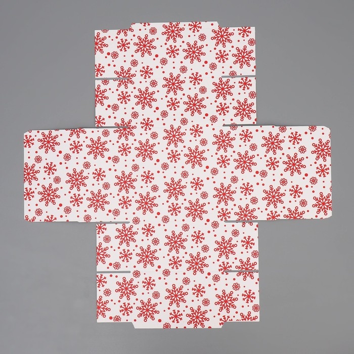 Подарочная коробкановогодняя складная «Волшебный новый год», зайки, 15 х 15 х 8 см, Новый год Подарочная коробкановогодняя складная «Волшебный новый год», зайки, 15 х 15 х 8 см, Новый год