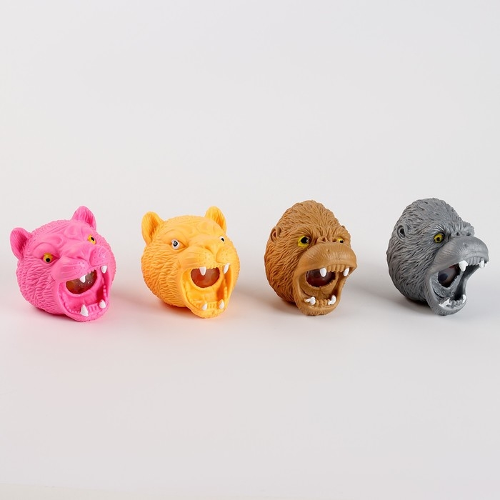 Антистресс сквиш мялка «Голова», с гидрогелем,в пакете,микс Антистресс сквиш мялка «Голова», с гидрогелем,в пакете,микс