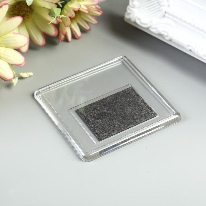 Заготовка акрилового магнита 6,3х6,3 cм прозрачный (набор 2 детали+пакет) Заготовка акрилового магнита 6,3х6,3 cм прозрачный (набор 2 детали+пакет)