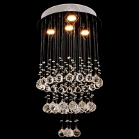 Светильник каскад Илария GU10 5Вт хром 40х40х70 см BayerLux