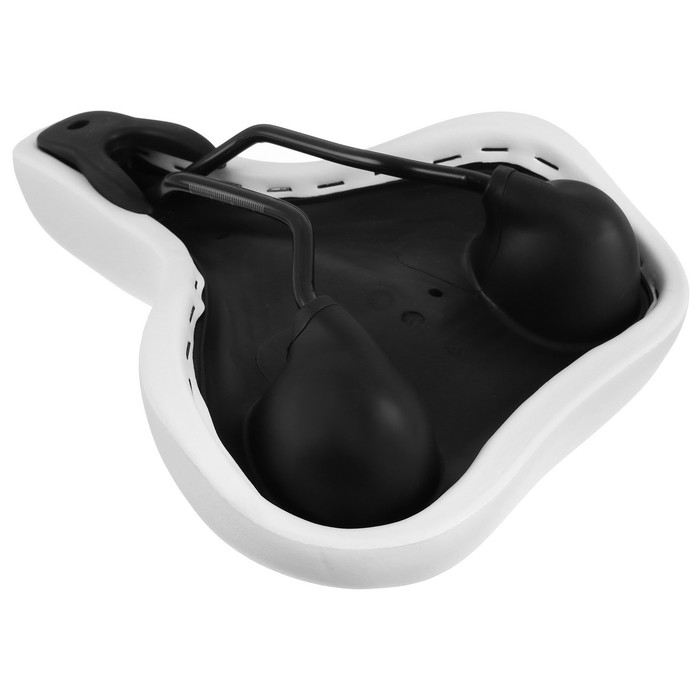 Седло Dream Bike, спорт-комфорт, цвет белый Седло Dream Bike, спорт-комфорт, цвет белый