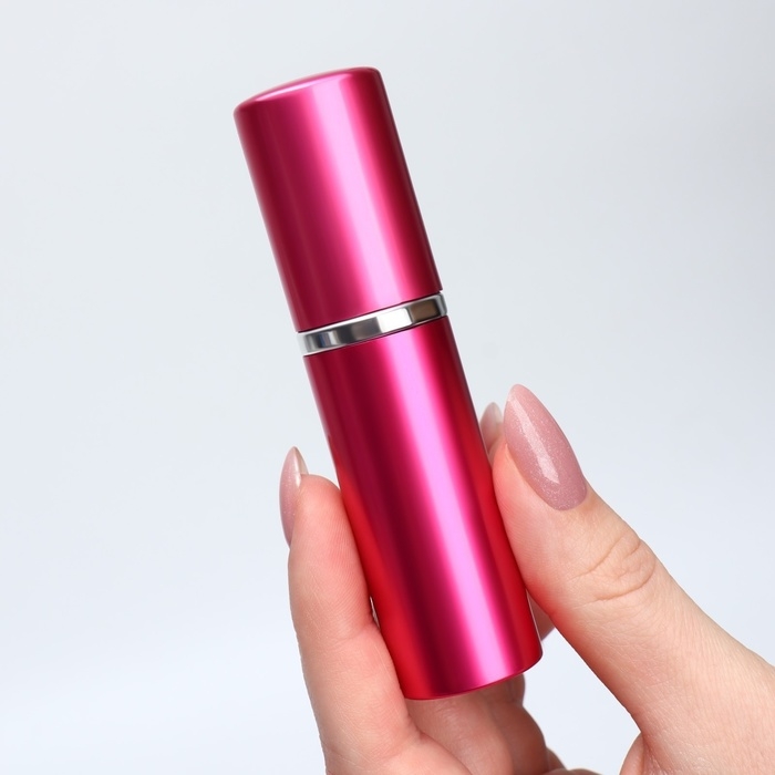 Флакон для парфюма, с распылителем, 10 мл, цвет розовый Флакон для парфюма, с распылителем, 10 мл, цвет розовый