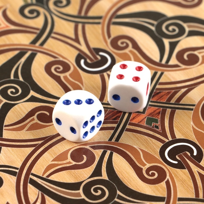 Нарды деревянные большие, с шашками  Нарды деревянные большие, с шашками "Богатырь", настольная игра, 60 х 60 см