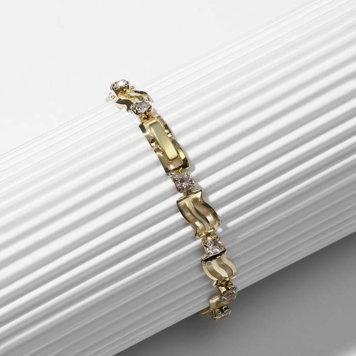 Браслет со стразами «Мерцание» волна, цвет МИКС, L=17 см Браслет со стразами «Мерцание» волна, цвет МИКС, L=17 см