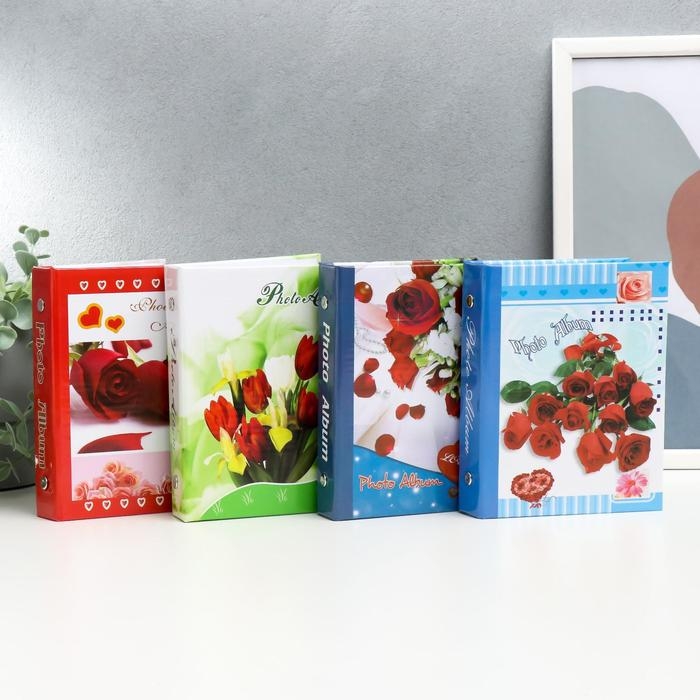 Фотоальбом на 36 фото 10х15 см Фотоальбом на 36 фото 10х15 см "Цветочный магазинчик" МИКС 16,5х12х2 см
