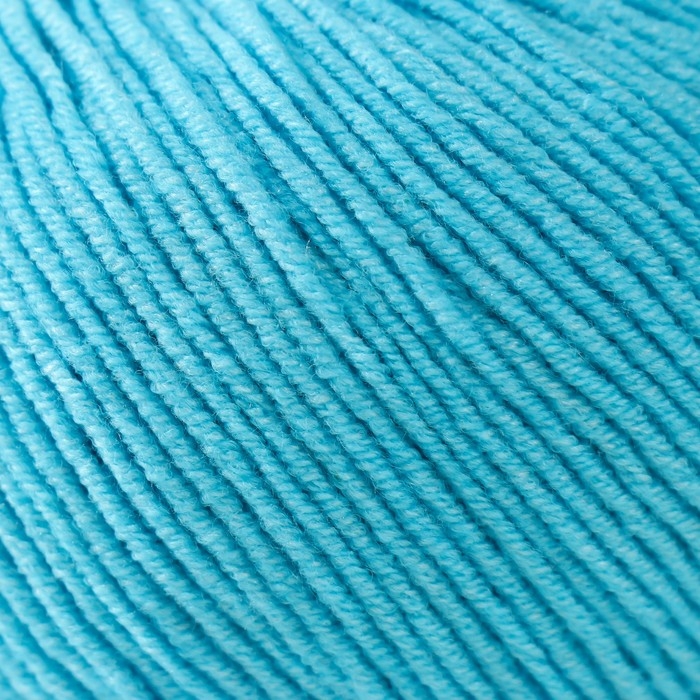 Пряжа "Jeans" 55% хлопок, 45% акрил 160м/50гр (33 бирюза)