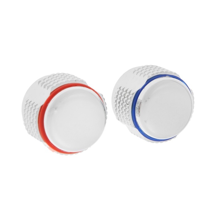 Комплект маховиков ZEIN Z204, для кран-букс со штоком на 24 шлица, цинк, 2 шт., хром Комплект маховиков ZEIN Z204, для кран-букс со штоком на 24 шлица, цинк, 2 шт., хром