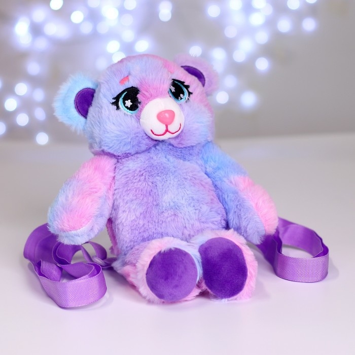 Рюкзак-игрушка детская для девочки  «Мишка», 25х10 см Рюкзак-игрушка детская для девочки  «Мишка», 25х10 см