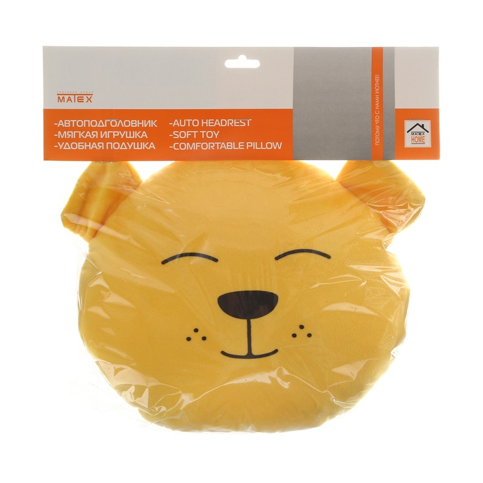 Подушка на подголовник МАТЕХ MIMIMISH LINE, 33 х 31 х 10 см, желтый Подушка на подголовник МАТЕХ MIMIMISH LINE, 33 х 31 х 10 см, желтый