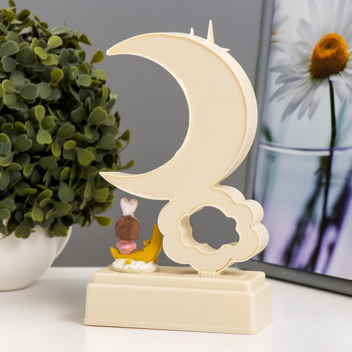 Ночник Ночник "Ночка" 5хLED 4000К 2хАА слоновая кость 20х12х5,5см RISALUX