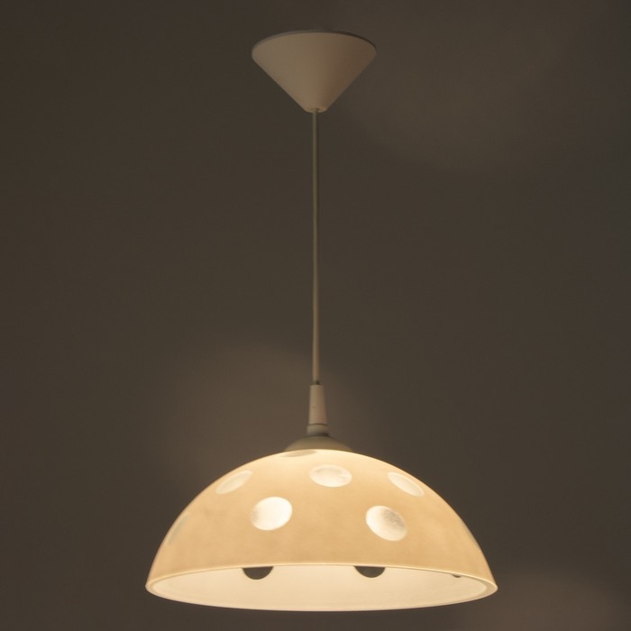 Светильник BayerLux Колпак Светильник BayerLux Колпак "Верджи" 1 лампа E27 40Вт белый д.300