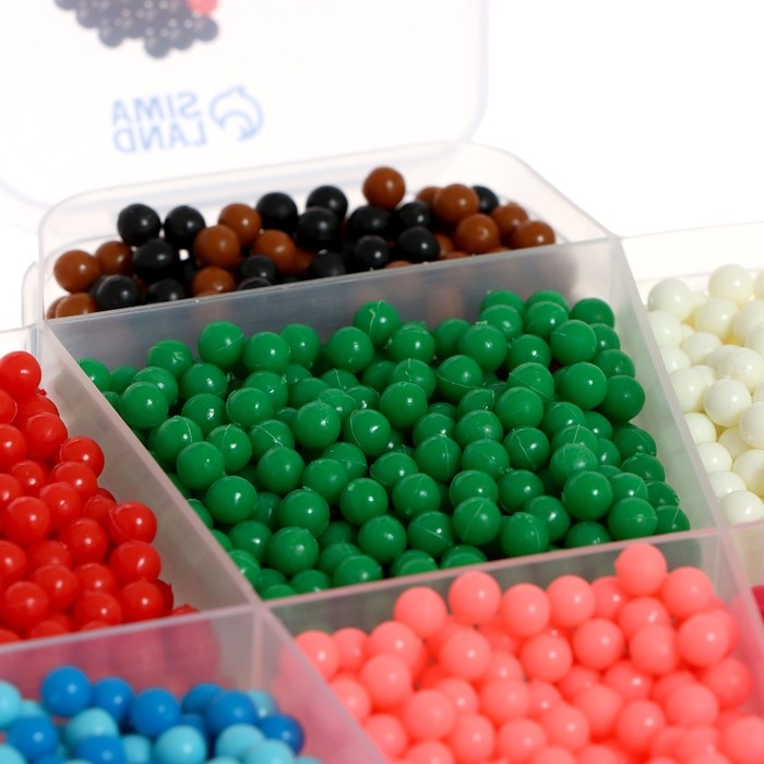 Набор шариков для аквамозаики «Ёлочка», 2700 шариков Набор шариков для аквамозаики «Ёлочка», 2700 шариков