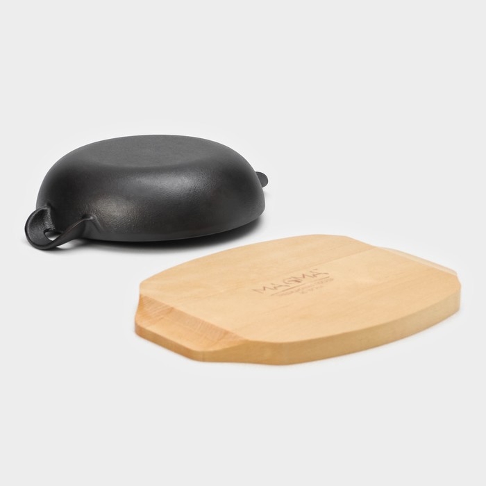 Сковорода чугунная Magma «Янсан», 21,5×16,5×4,4 см, индукция, цвет чёрный Сковорода чугунная Magma «Янсан», 21,5×16,5×4,4 см, индукция, цвет чёрный