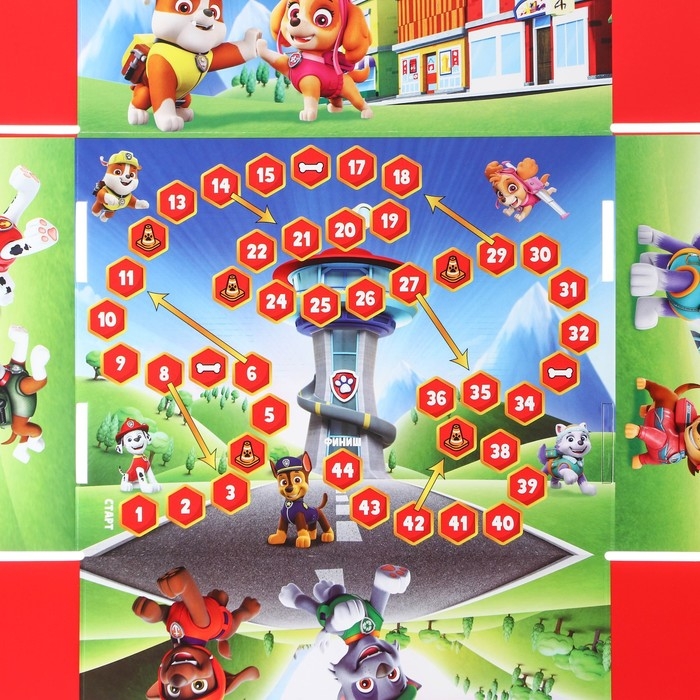 Подарочная коробка, складная, 28х21х9 см, Щенячий патруль Подарочная коробка, складная, 28х21х9 см, Щенячий патруль
