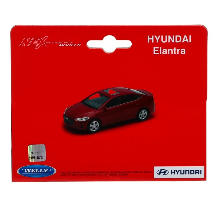 Модель машины Hyundai Elantra, масштаб 1:38 Модель машины Hyundai Elantra, масштаб 1:38