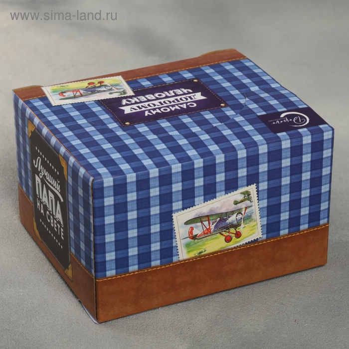 Кружка с ложкой &laquo;Самому лучшему папе на свете&raquo;, 350 мл