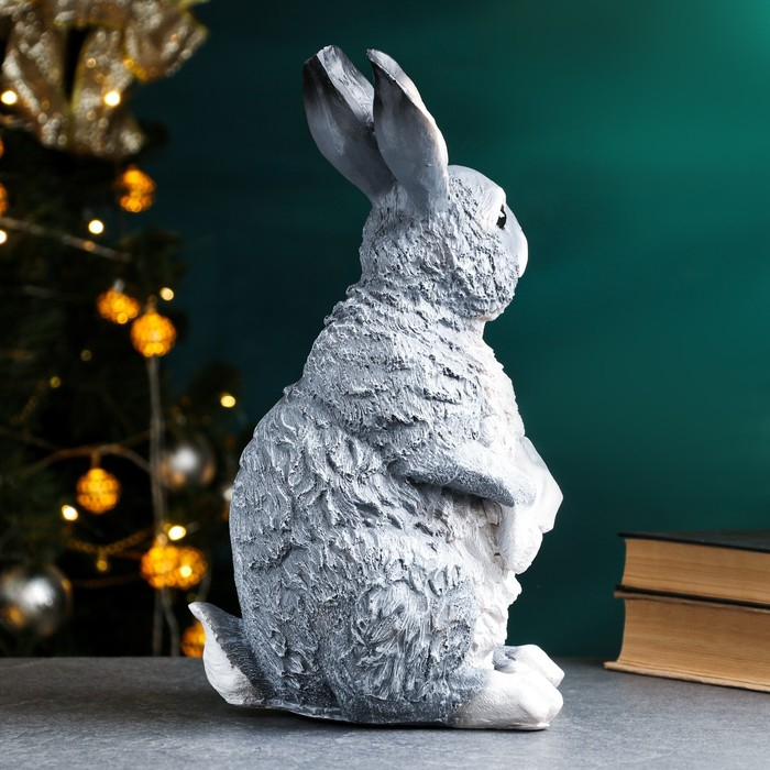 Садовая фигура  Садовая фигура "Заяц полевой" 18х21х33см