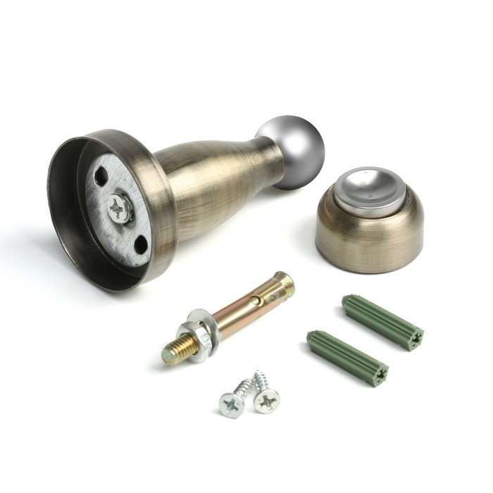 Упор дверной, магнитный LOCKLAND, цвет античная бронза Упор дверной, магнитный LOCKLAND, цвет античная бронза